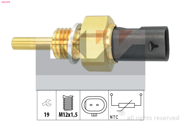 Senzor,temperatura lichid de racire 530 379 KW